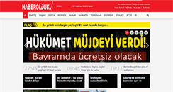 Desktop Screenshot of haberolduk.com
